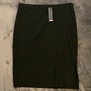 Black Banana Republic Pencil Skirt with side slit